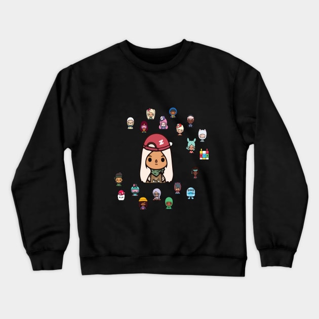 Toca boca world Toca World Crewneck Sweatshirt TeePublic